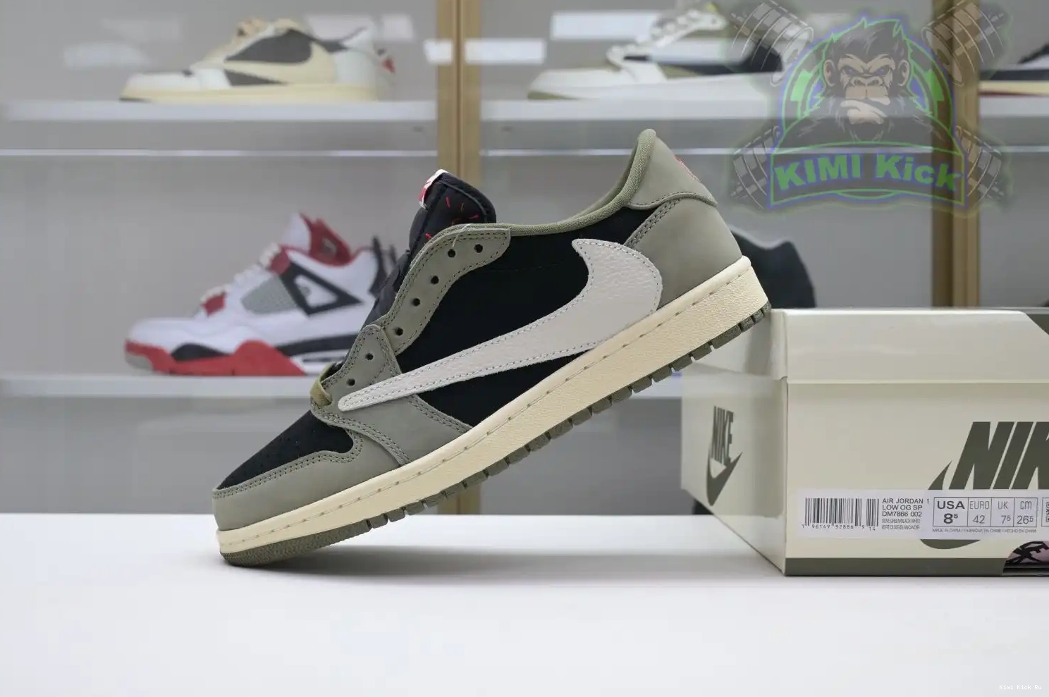 Air OG Jordan Jordan 7.0 Travis x 1 Low Kimikick Scott 0712